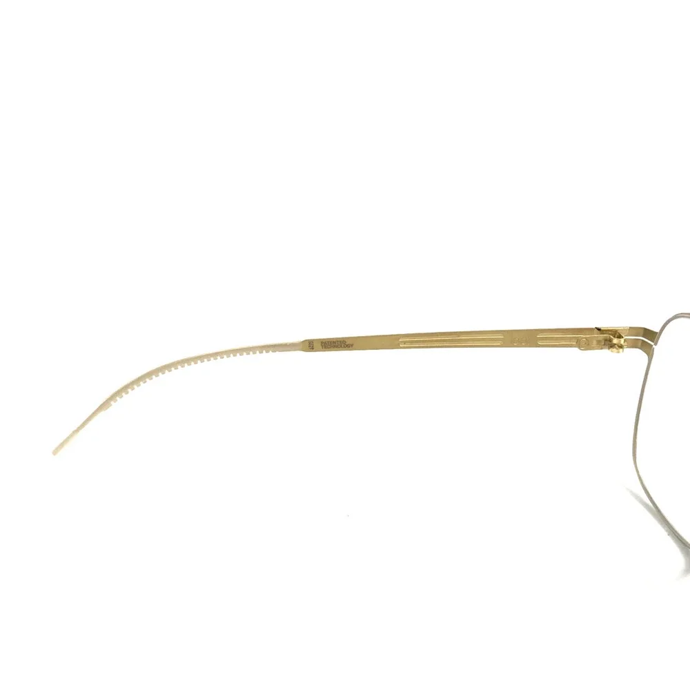 lool Eyewear Eyeglasses Frames KOSMO GD Matte Gold Square Full Rim 52-18-137
